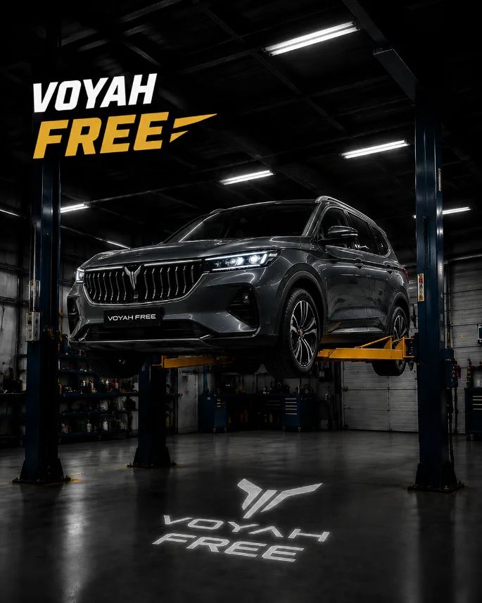 Chery на подъёмнике