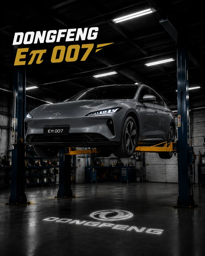 Haval на подъёмнике